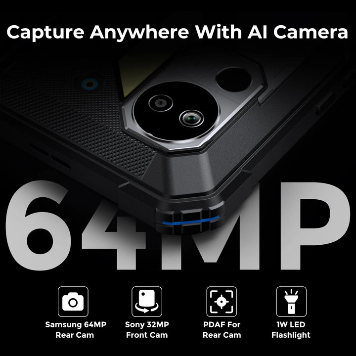 FOSSiBOT DT3 5G 10.4-inch 32+256GB MediaTek Dimensity 7300 4nm Octa-core 21560mAh 64MP Camera 66W Fast Charging Android 15 Rugged Tablet