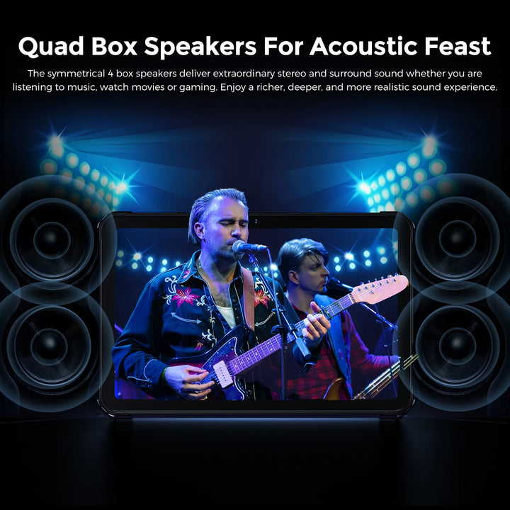 FOSSiBOT DT3 5G 10.4-inch 32+256GB MediaTek Dimensity 7300 4nm Octa-core 21560mAh 64MP Camera 66W Fast Charging Android 15 Rugged Tablet