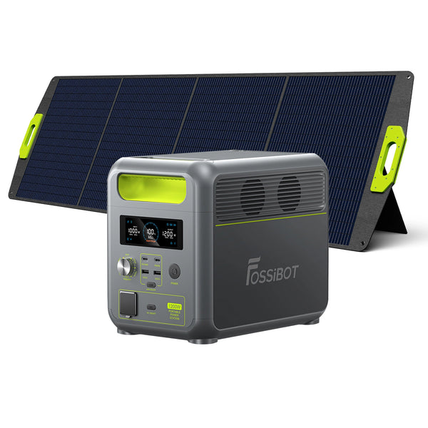 FOSSiBOT F1200 + 200W | Solar Generator Kit