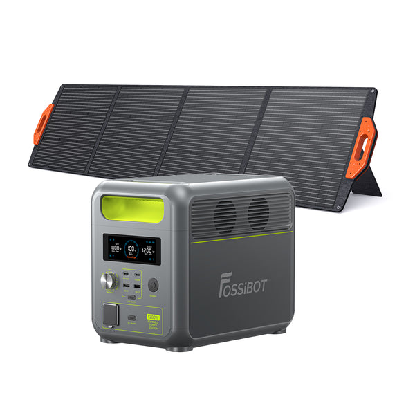 FOSSiBOT F1200 + SP200 | Solar Generator Kit