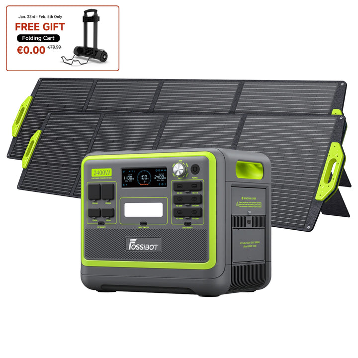 FOSSiBOT F2400 Portable Power Station | 2,400W 2,048Wh