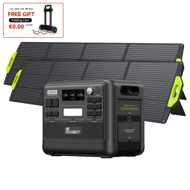 FOSSiBOT F2400 Portable Power Station | 2,400W 2,048Wh