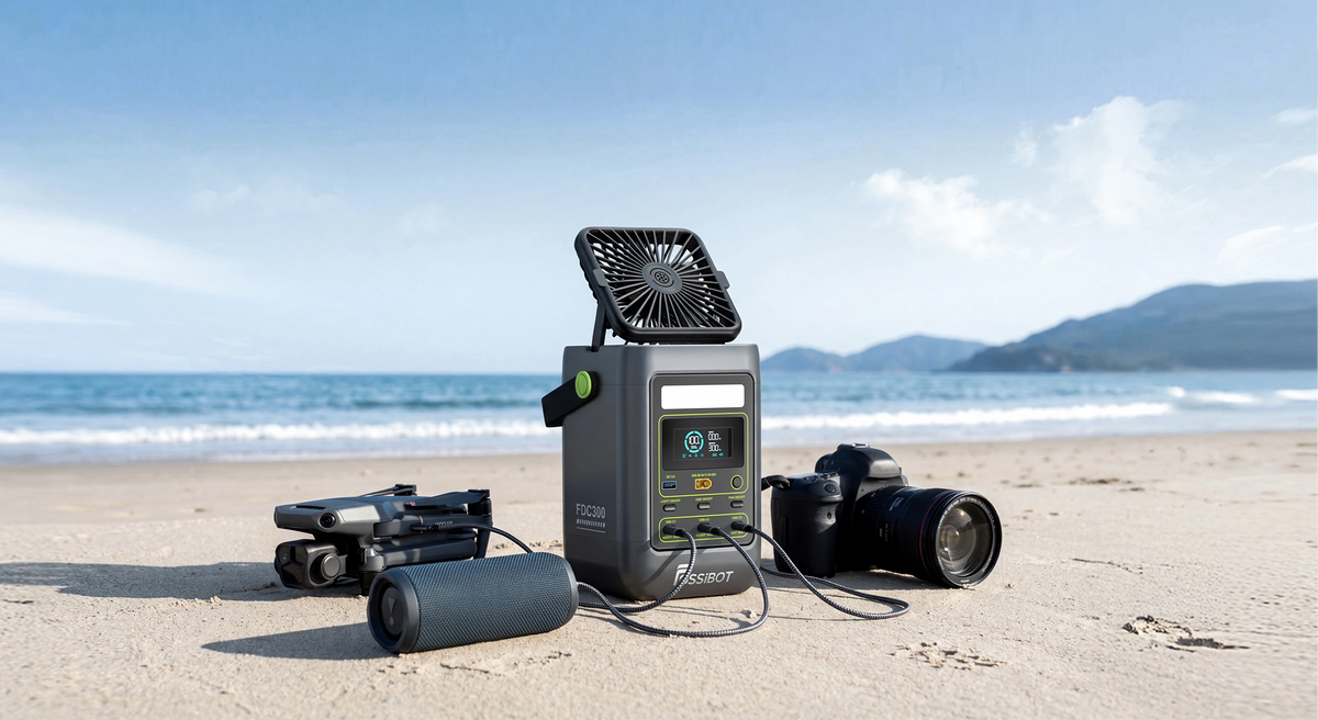 FOSSiBOT FDC300 288Wh DC Portable Power Station | Dual 140W USB-C – FOSSiBOT -EU