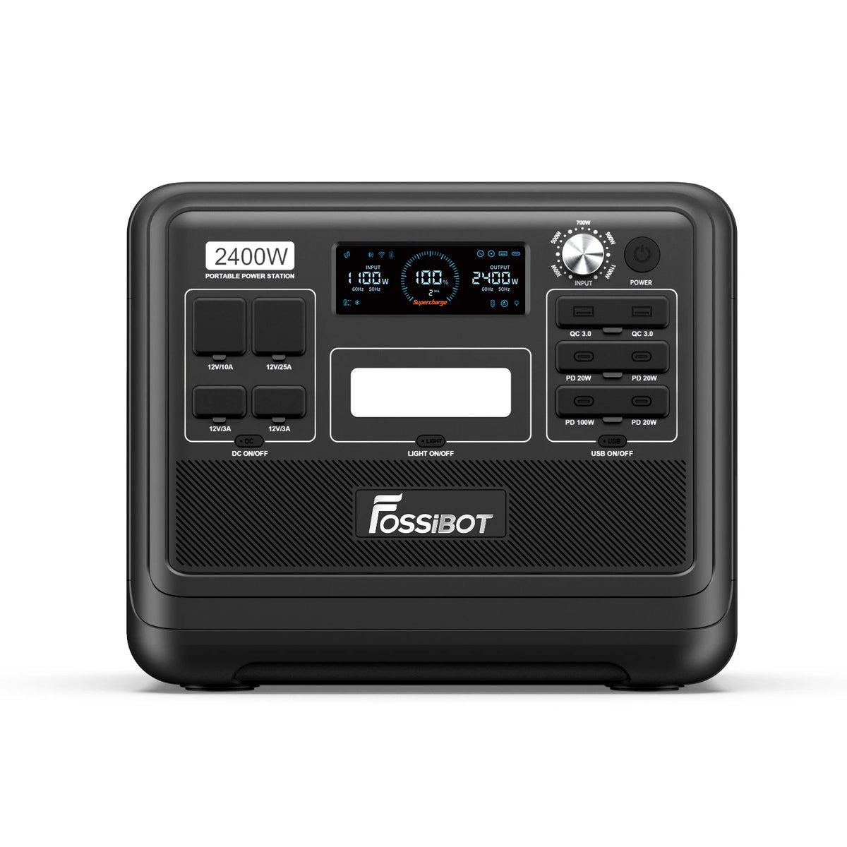 FOSSiBOT F2400+1×SP200 Portable Solar Panel (200W)