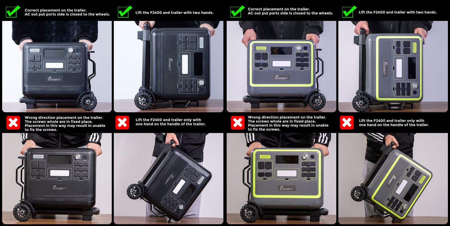 Складная тележка FOSSiBOT F2400